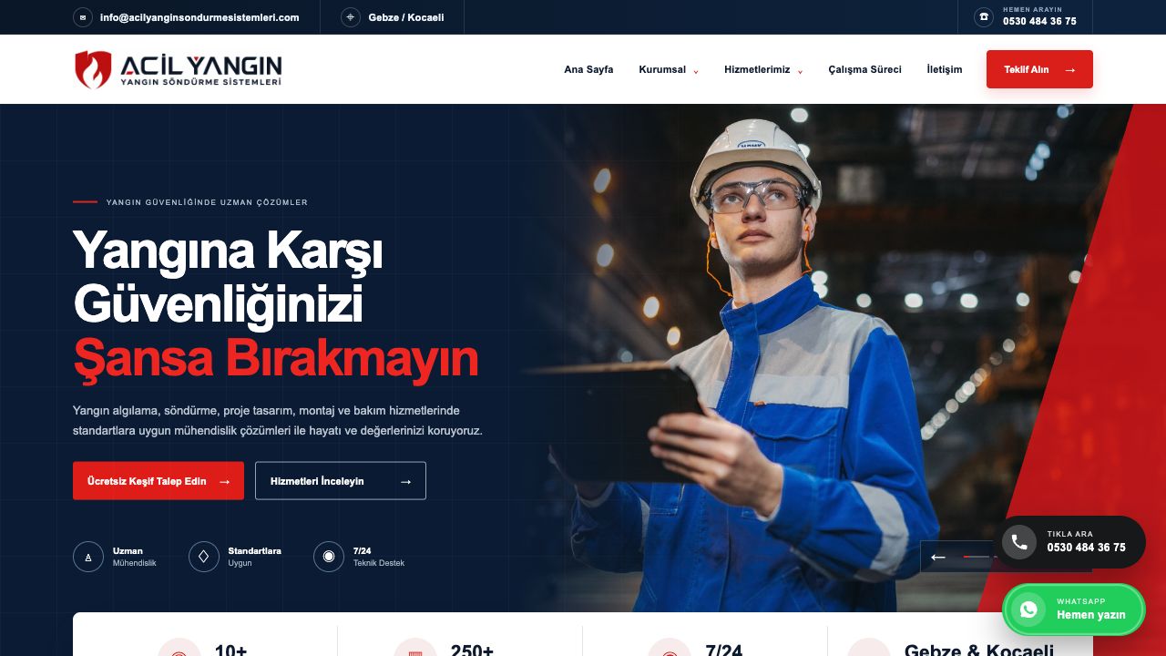 Acil Yangın Söndürme