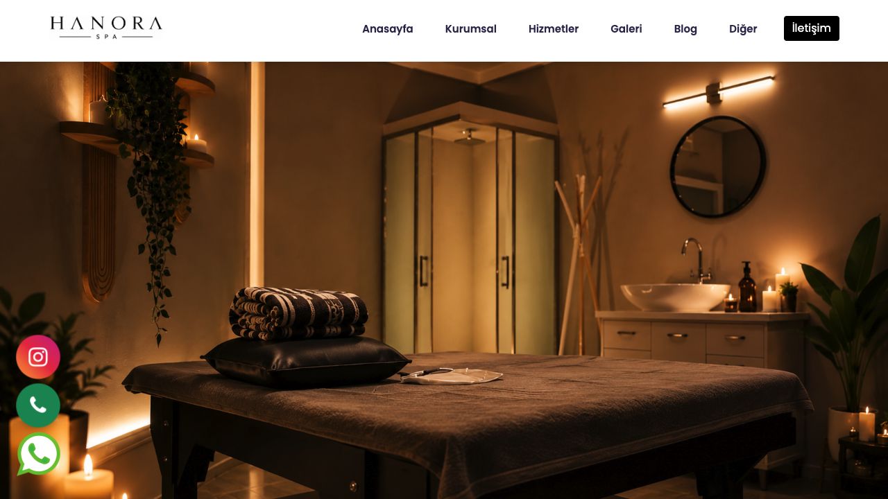 Hanora Spa web sitesi