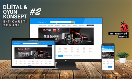Dijital & Oyun E-Ticaret Konsepti #2