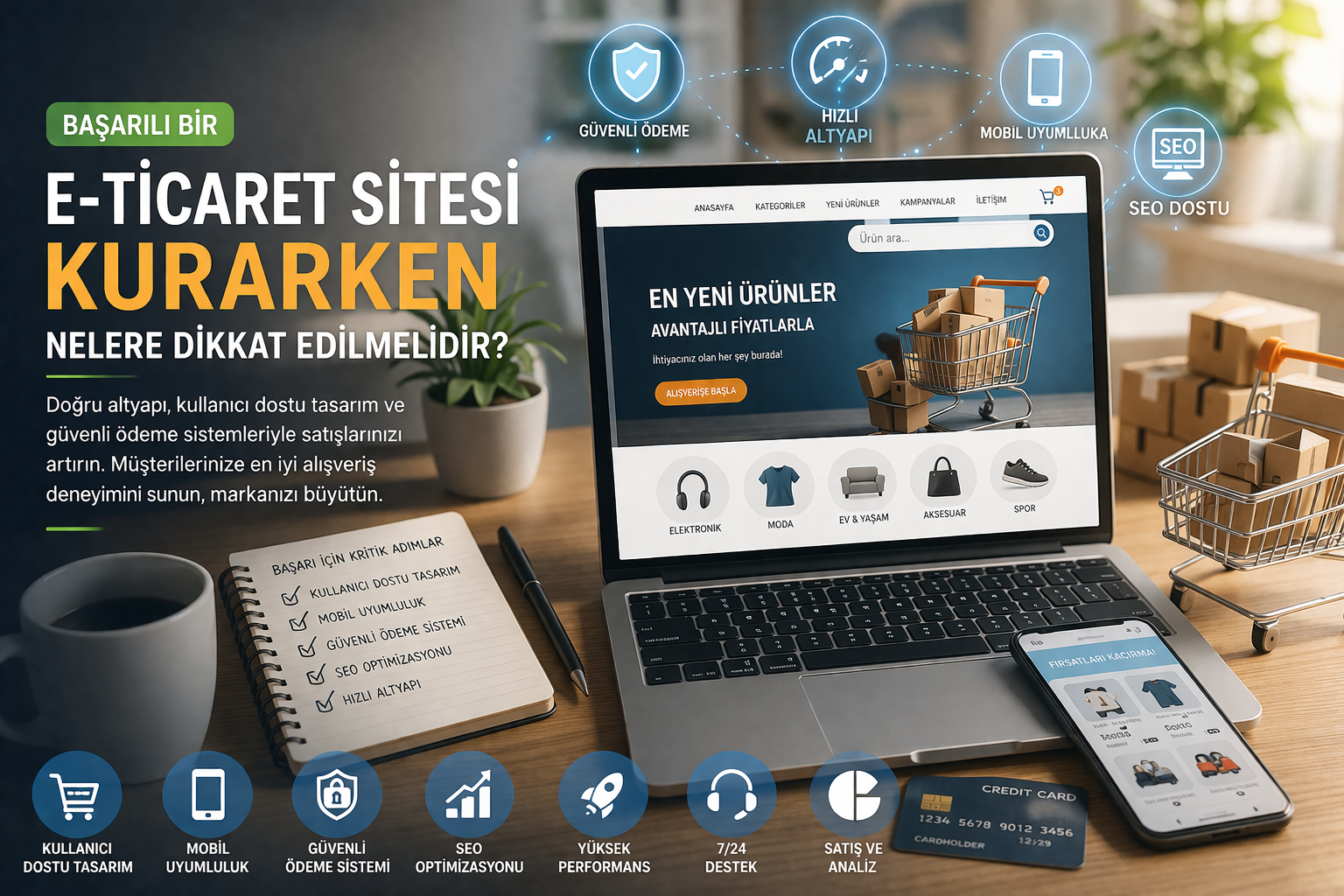 E-Ticaret Sitesi Kurarken Nelere Dikkat Edilmelidir?